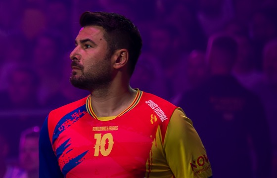 Adrian Mutu în tricoul României, cu numărul 10, la un meci demonstrativ în 2025